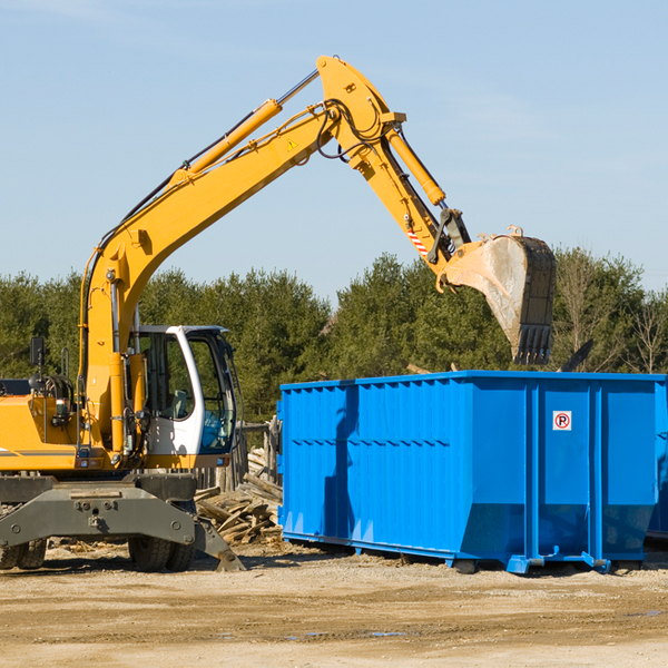 can i choose the location where the residential dumpster will be placed in Lake Village